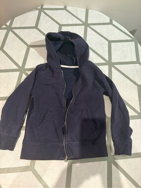 3/15$ Carter's Navy Full-Zip Hooded Sweatshirt